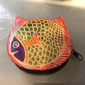 Colorful Fish-Shaped Coin Purse
